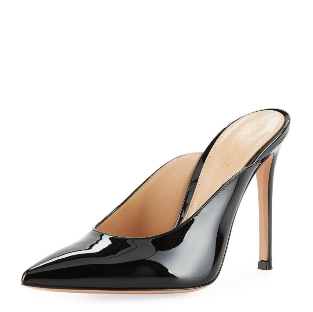 Gianvito Rossi Black Mules  Brand New WTag